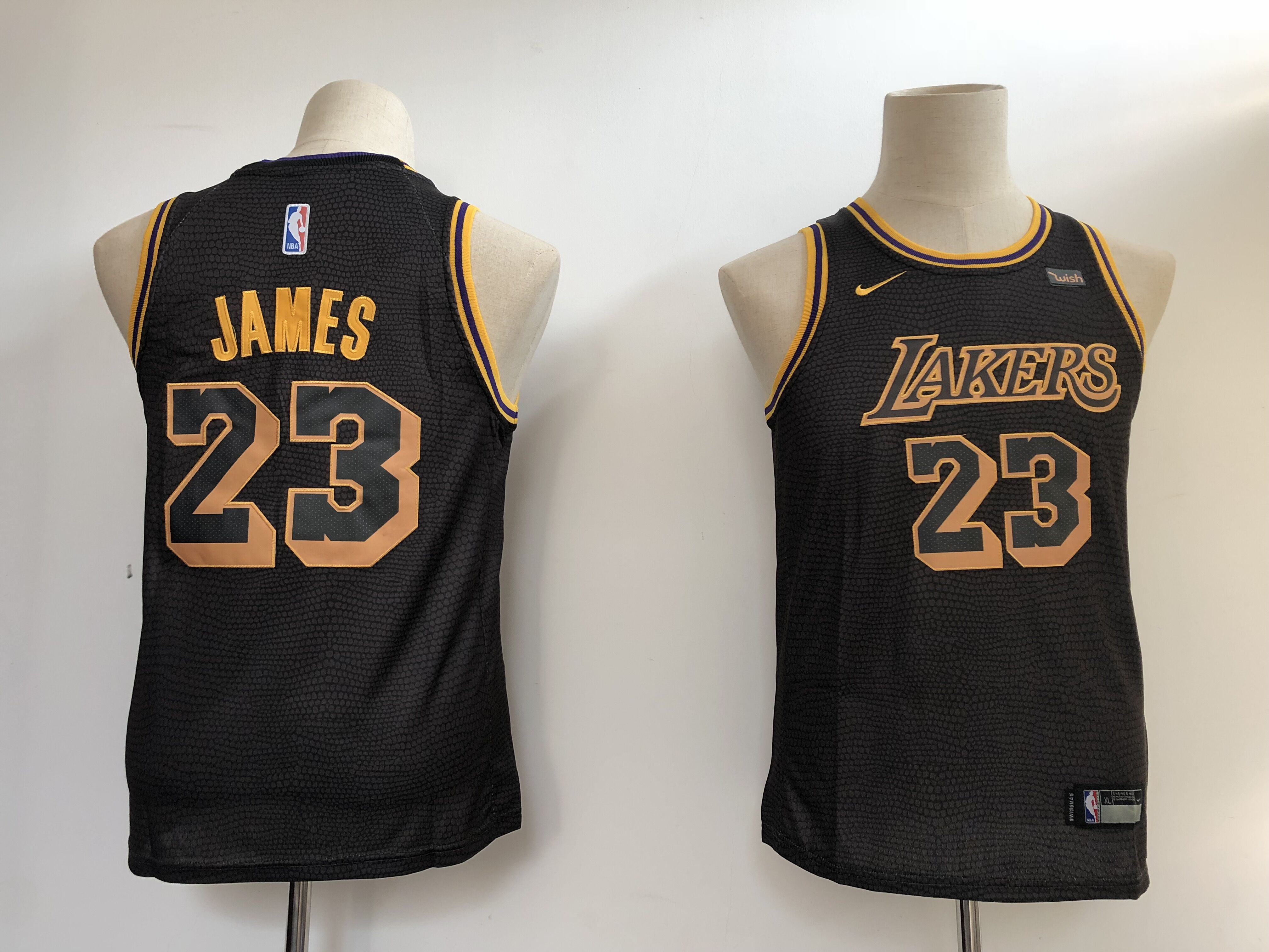 Youth Los Angeles Lakers #23 James black Nike NBA Jerseys->youth nba jersey->Youth Jersey